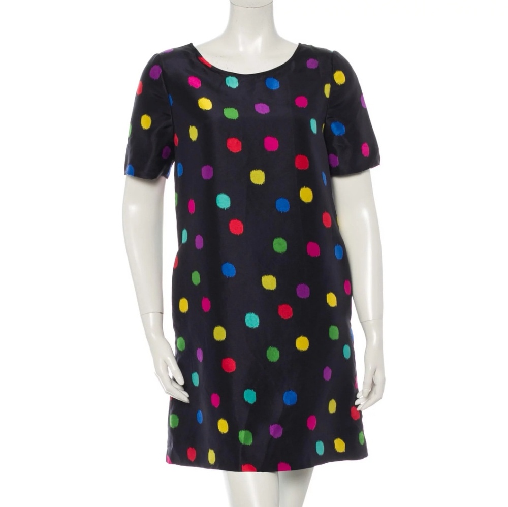 Kate Spade multi color polka dot dress sz 6